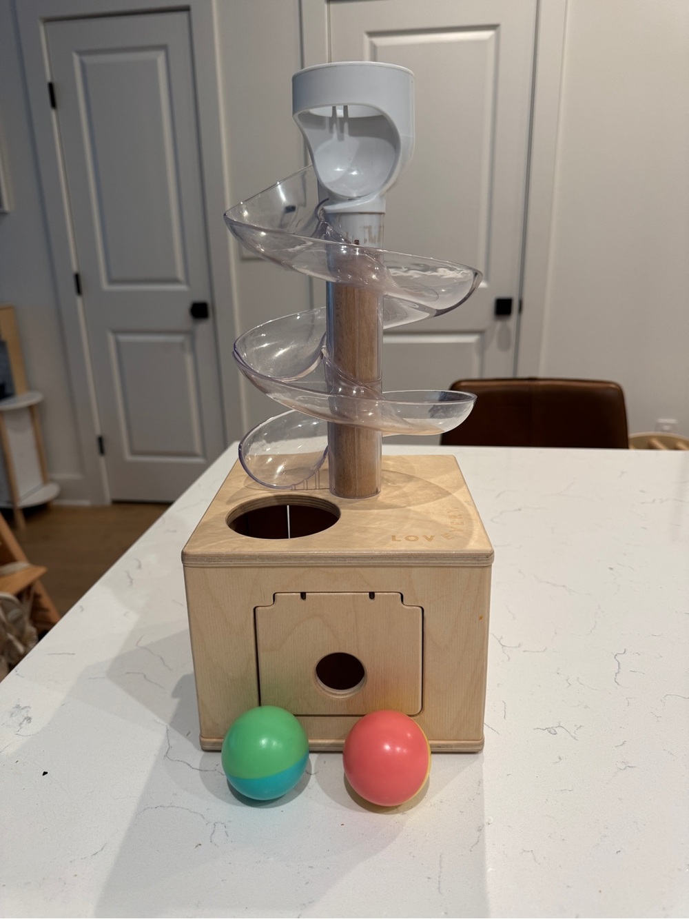 Lovevery Slide and Seek Wooden Toy